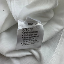 Load image into Gallery viewer, Girls B Collection, white cotton t-shirt / top, pooch pack, FUC, size 12,