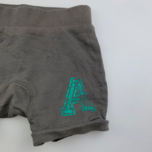 Load image into Gallery viewer, Boys Tiny Little Wonders, grey knit cotton shorts, elasticated, FUC, size 0,