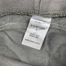 Load image into Gallery viewer, Boys Tiny Little Wonders, grey knit cotton shorts, elasticated, FUC, size 0,
