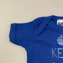 Load image into Gallery viewer, Unisex Little Goliath, blue cotton bodysuit / romper, GUC, size 6 months,