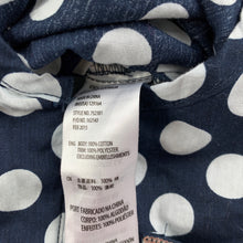 Load image into Gallery viewer, Girls Cotton On, navy & white lightweight cotton jumpsuit, GUC, size 3,