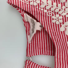 Load image into Gallery viewer, Girls Milkshake, striped cotton casual dress, belt not included, GUC, size 8, L: 64cm approx