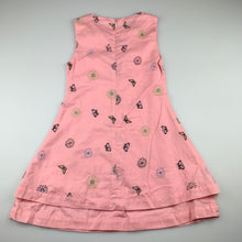 Load image into Gallery viewer, Girls Cookoo, Embroidered lightweight cotton dress, EUC, size 4, L:  58 cm