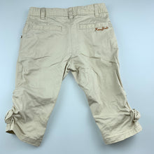 Load image into Gallery viewer, Girls Roem Girls, cropped stretch cotton pants, adjustable, Inside leg: 27.5cm, EUC, size 8,