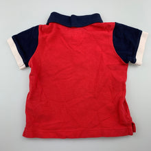 Load image into Gallery viewer, Boys Osh Kosh, cotton polo shirt / top, FUC, size 0,