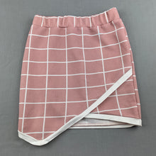 Load image into Gallery viewer, Girls Shein, pink lightweight skirt, elasticated, FUC, size 8,