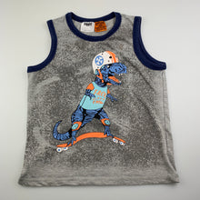 Load image into Gallery viewer, Boys H&H, pyjama singlet top, dinosaur, FUC, size 7,