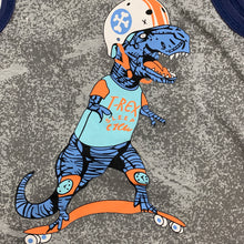 Load image into Gallery viewer, Boys H&H, pyjama singlet top, dinosaur, FUC, size 7,