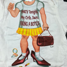 Load image into Gallery viewer, unisex Just Add a kid, cotton bodysuit, romper, party, EUC, size 12 months,