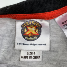 Load image into Gallery viewer, Boys Treasure X, long sleeve pyjama top, FUC, size 4,