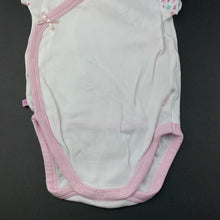 Load image into Gallery viewer, Girls Baby Club, cotton bodysuit / romper, FUC, size 000,