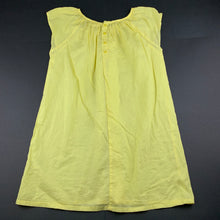 Load image into Gallery viewer, Girls Cotton On, yellow lightweight cotton casual dress, EUC, size 7, L: 66cm
