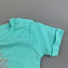 Load image into Gallery viewer, unisex Baby Berry, soft cotton pyjama t-shirt / top, sleep, EUC, size 0,