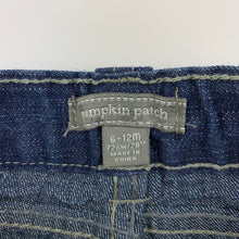 Load image into Gallery viewer, Boys Pumpkin Patch, dark denim jeans, adjustable, Inside leg: 22cm, GUC, size 0,