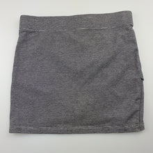 Load image into Gallery viewer, Girls Miss Understood, black & white stripe stretchy skirt, elasticated, L: 29cm, EUC, size 8,