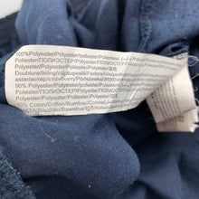 Load image into Gallery viewer, Girls Tape A l'Oeil, lined navy satin feel skirt, elasticated, L: 32cm, GUC, size 8,