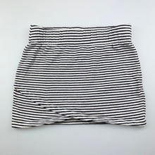 Load image into Gallery viewer, Girls Clothing & Co, striped stretchy skirt, elasticated, L: 25cm, GUC, size 8,