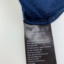 Load image into Gallery viewer, Girls Bardot Junior, navy stretchy open shoulder dress, EUC, size 8, L: 63cm