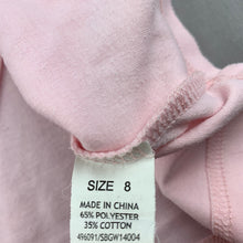 Load image into Gallery viewer, Girls Tilii, pink pyjama singlet top, FUC, size 8,