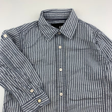 Load image into Gallery viewer, Boys ABCD Industrie, striped lightweight cotton long sleeve shirt, FUC, size 2,