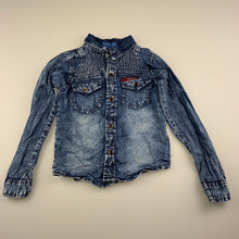 Load image into Gallery viewer, Boys CRECER, lightweight long sleeve shirt, FUC, size 4,