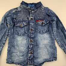 Load image into Gallery viewer, Boys CRECER, lightweight long sleeve shirt, FUC, size 4,