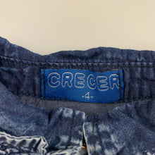 Load image into Gallery viewer, Boys CRECER, lightweight long sleeve shirt, FUC, size 4,