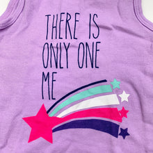 Load image into Gallery viewer, Girls Baby Baby, purple cotton singlet top, shooting star, EUC, size 00,