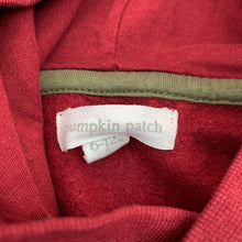 Load image into Gallery viewer, Boys Pumpkin Patch, fleece lined hoodie sweater, camping, GUC, size 0,