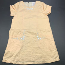 Load image into Gallery viewer, Girls J, lined cotton dress, marks front & back, FUC, size 8, L: 65cm