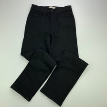 Load image into Gallery viewer, Girls Target, black stretchy casual pants, adjustable, Inside leg: 55cm, EUC, size 8,