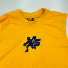 Load image into Gallery viewer, Boys Action Sports, yellow basketball style sports / activewear top, GUC, size 6,