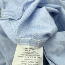 Load image into Gallery viewer, Boys Milkshake, blue cotton long sleeve shirt, marks on cuffs, FUC, size 7,