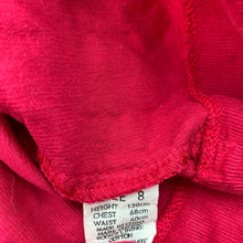 Load image into Gallery viewer, Girls Candy Stripes, corduroy cotton long sleeve dress, EUC, size 8, L: 62cm