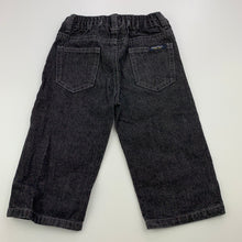 Load image into Gallery viewer, Boys Nautica, dark denim pants, elasticated, Inside leg: 22.5cm, GUC, size 12 months,