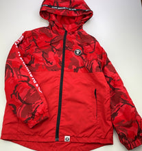 Load image into Gallery viewer, Boys A Bathing Ape, Baby Milo fleece lined lightweight jacket / coat, EUC, size 8,