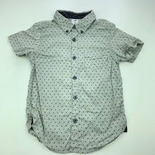 Load image into Gallery viewer, Boys H&T, grey cotton short sleeve shirt, FUC, size 4,
