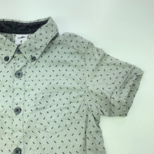 Load image into Gallery viewer, Boys H&T, grey cotton short sleeve shirt, FUC, size 4,