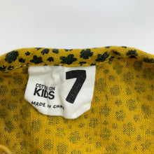 Load image into Gallery viewer, Girls Cotton On, floral viscose / linen summer dress, GUC, size 7, L: 70cm