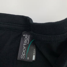Load image into Gallery viewer, Girls Sportage Australia, black cotton t-shirt / top, gymnastics, GUC, size 8,