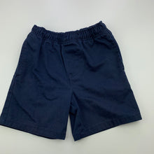 Load image into Gallery viewer, Boys Target, navy school shorts, elasticated, FUC, size 4,