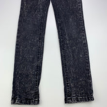 Load image into Gallery viewer, Girls Cotton On, stretch denim jeans, adjustable, Inside leg: 60cm, FUC, size 8,