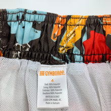 Load image into Gallery viewer, Boys Gymboree, lined lightweight board shorts, elasticated, EUC, size 4,