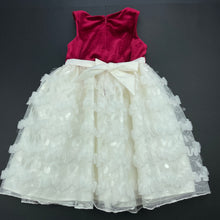 Load image into Gallery viewer, Girls Cinderella, stunning velvet tulle & sequin formal / party dress, EUC, size 2, L: 52cm