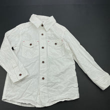 Load image into Gallery viewer, Boys Charlie & Me, striped cotton long sleeve shirt, FUC, size 4,