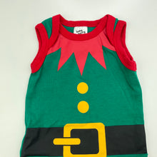 Load image into Gallery viewer, unisex Baby Berry, cotton Christmas singletsuit / romper, EUC, size 000,