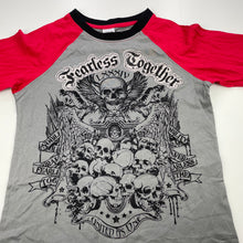 Load image into Gallery viewer, Boys Urban Supply, cotton long sleeve t-shirt / top, skulls, GUC, size 7,