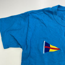 Load image into Gallery viewer, Boys GILDAN, blue cotton t-shirt / top, Size:M, armpit to armpit: 41cm, GUC, size 10,
