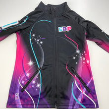 Load image into Gallery viewer, Girls Activated Industry, zip up dance track top, FUC, size 10,