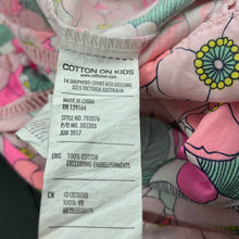Load image into Gallery viewer, Girls Cotton On, lightweight floral cotton dress, FUC, size 1, L: 45cm